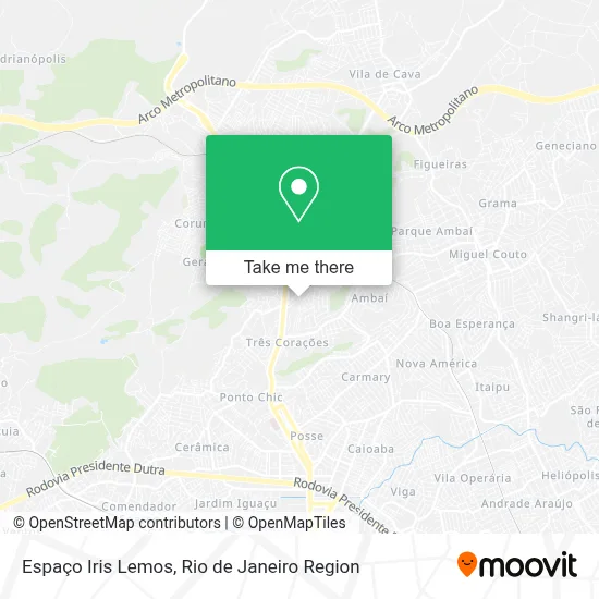 Espaço Iris Lemos map