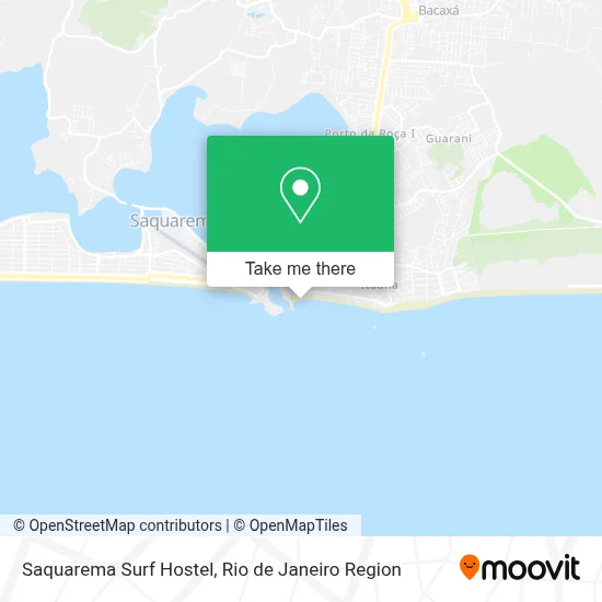 Saquarema Surf Hostel map