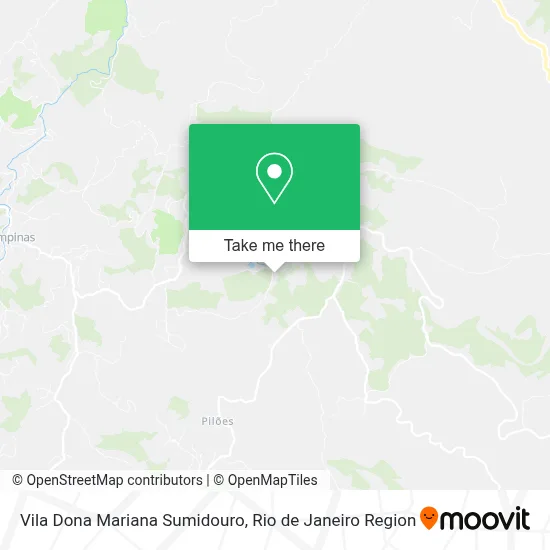 Vila Dona Mariana Sumidouro map