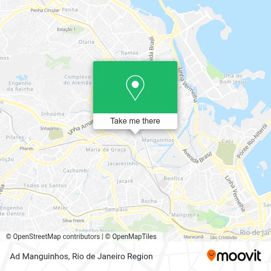 Ad Manguinhos map