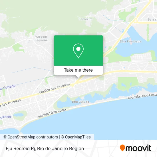 Fju Recreio Rj map