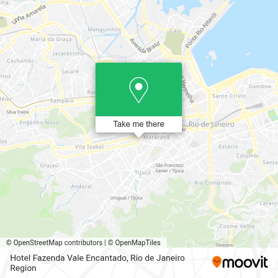 Hotel Fazenda Vale Encantado map
