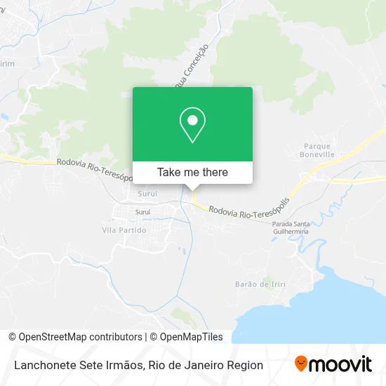 Lanchonete Sete Irmãos map