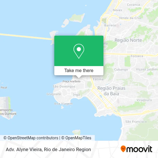 Adv. Alyne Vieira map