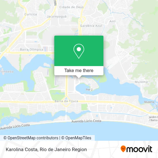 Karolina Costa map