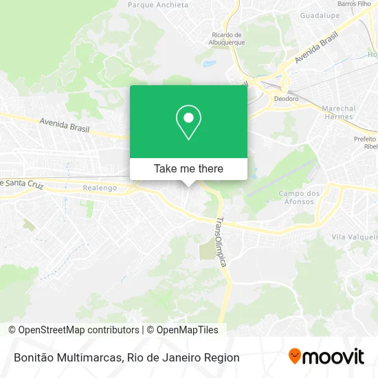 Bonitão Multimarcas map