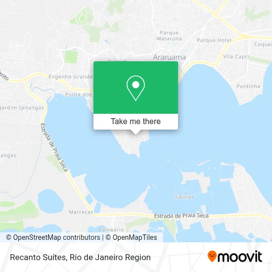 Recanto Suítes map