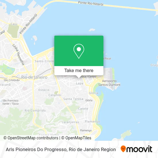 Arls Pioneiros Do Progresso map