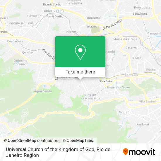 Igreja Universal Do Reino De Deus map