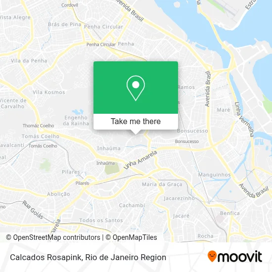 Calcados Rosapink map