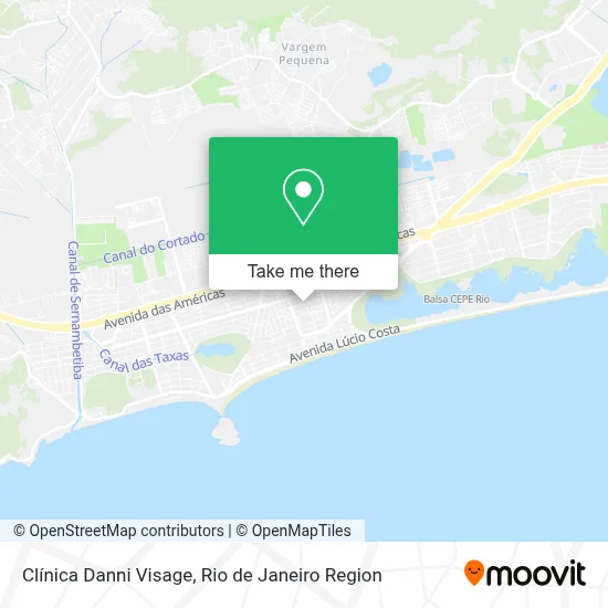 Clínica Danni Visage map