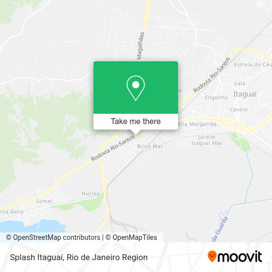 Splash Itaguaí map