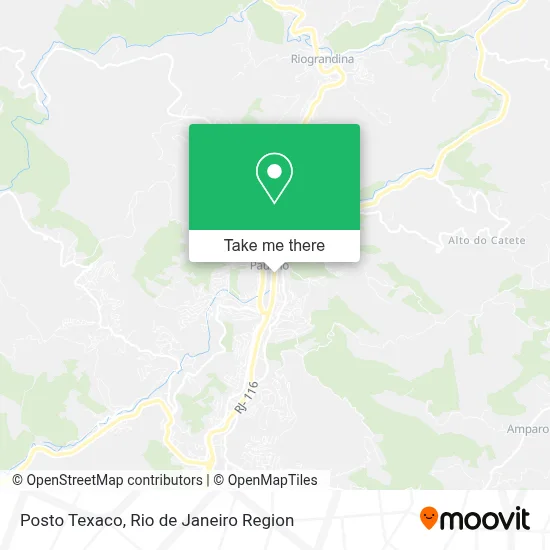 Posto Texaco map
