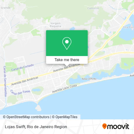 Lojas Swift map