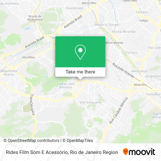 Rides Film Som E Acessório map