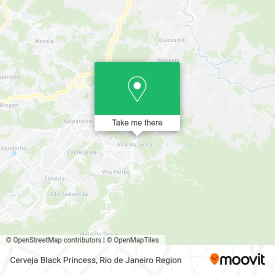 Cerveja Black Princess map