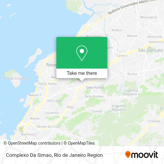 Complexo Da Simao map