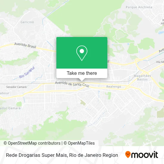 Rede Drogarias Super Mais map
