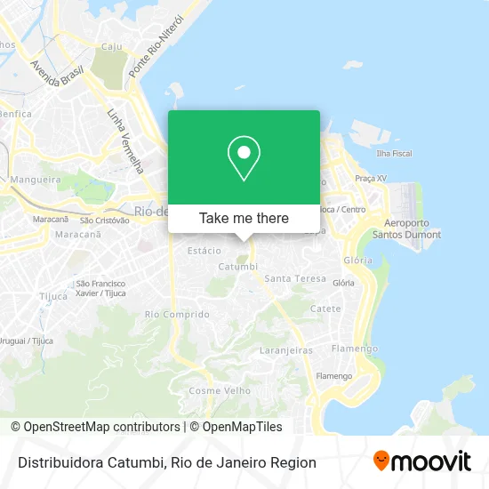 Distribuidora Catumbi map