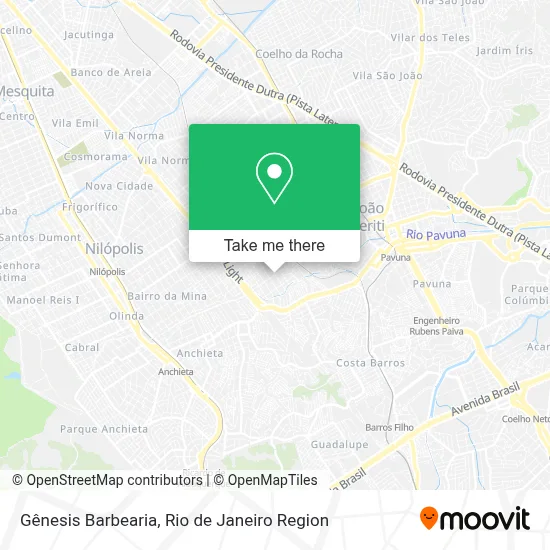 Gênesis Barbearia map