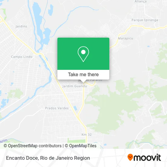 Encanto Doce map