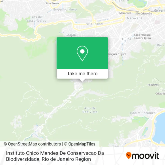 Instituto Chico Mendes De Conservacao Da Biodiversidade map