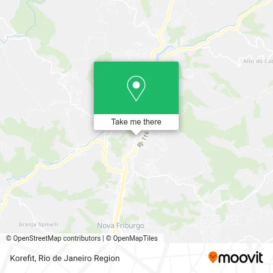 Korefit map