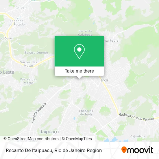 Recanto De Itaipuacu map