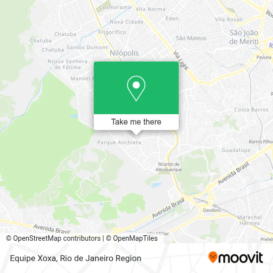 Equipe Xoxa map