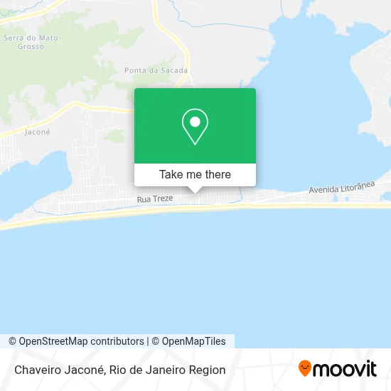 Chaveiro Jaconé map