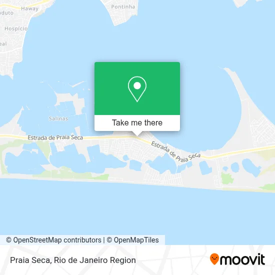 Praia Seca map