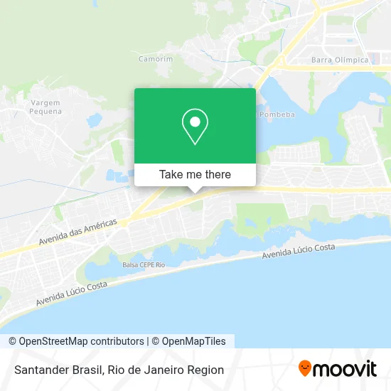 Santander Brasil map