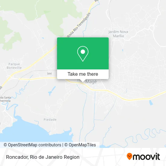 Roncador map