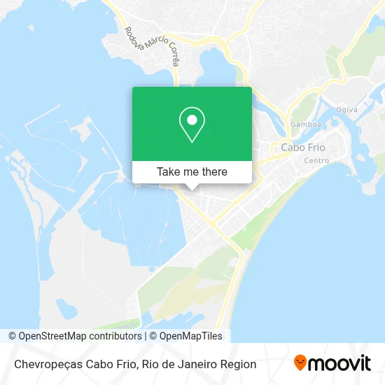 Chevropeças Cabo Frio map