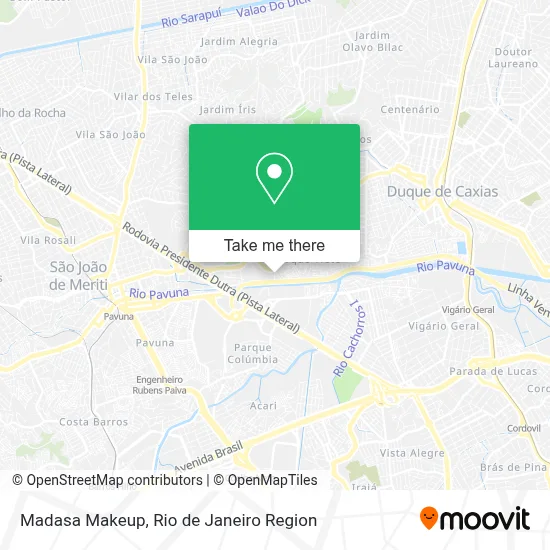 Madasa Makeup map