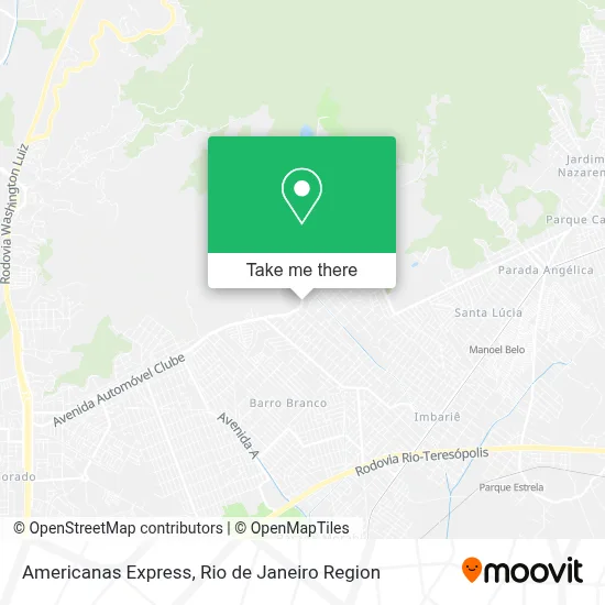 Americanas Express map