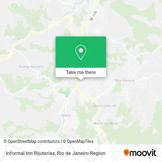 Informal Inn Bijuterias map