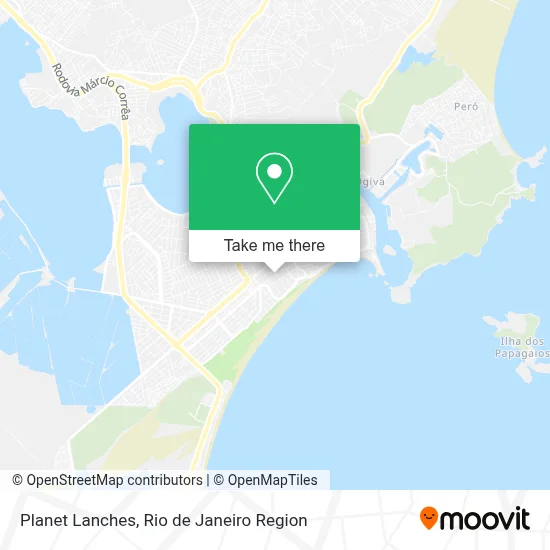 Planet Lanches map