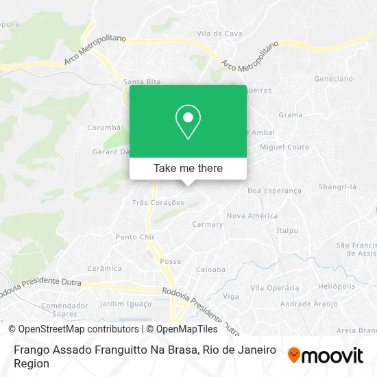 Frango Assado Franguitto Na Brasa map