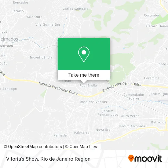 Vitoria's Show map