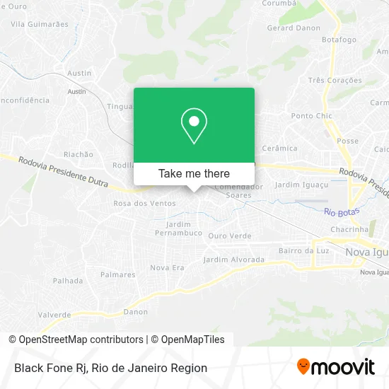 Black Fone Rj map
