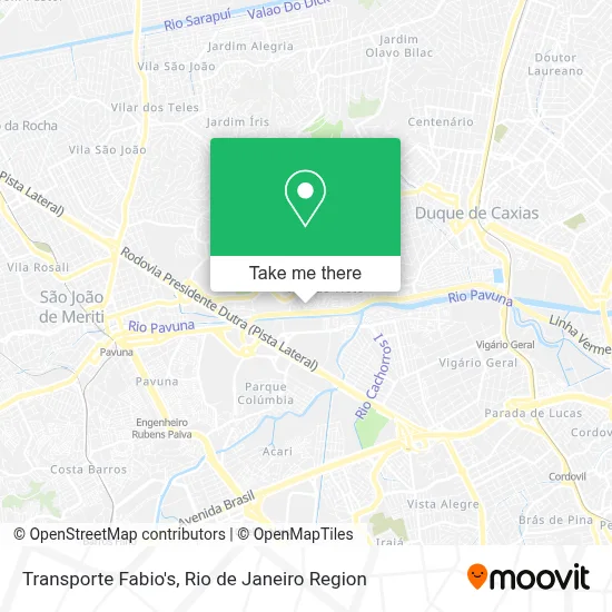 Transporte Fabio's map