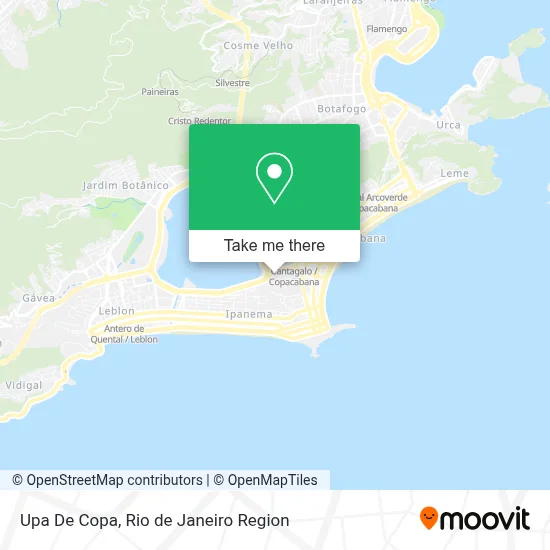Upa De Copa map