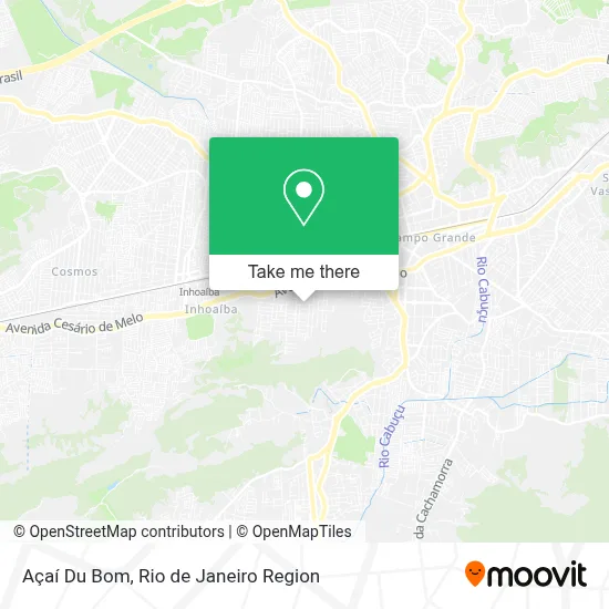 Açaí Du Bom map