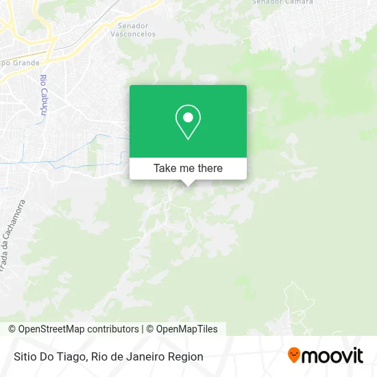 Sitio Do Tiago map