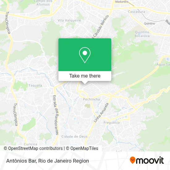 Antônios Bar map