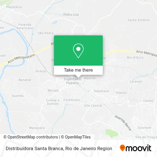 Distribuidora Santa Branca map