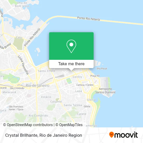 Crystal Brilhante map