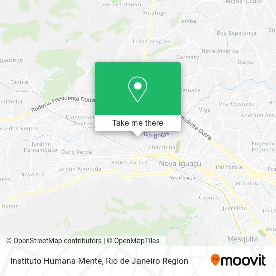 Instituto Humana-Mente map
