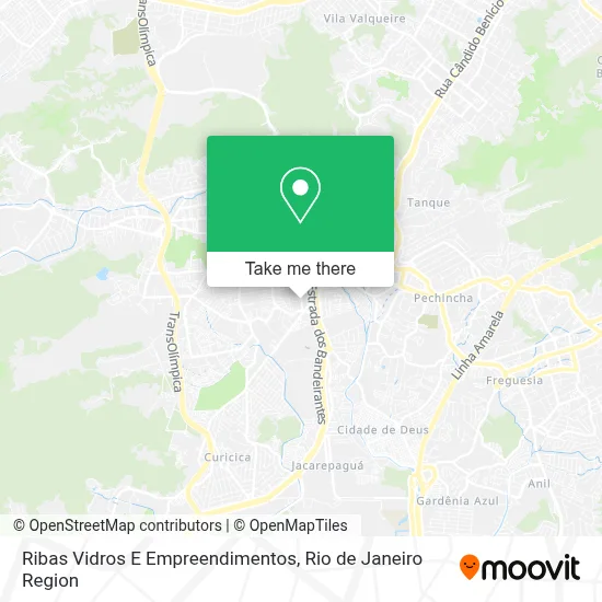 Ribas Vidros E Empreendimentos map